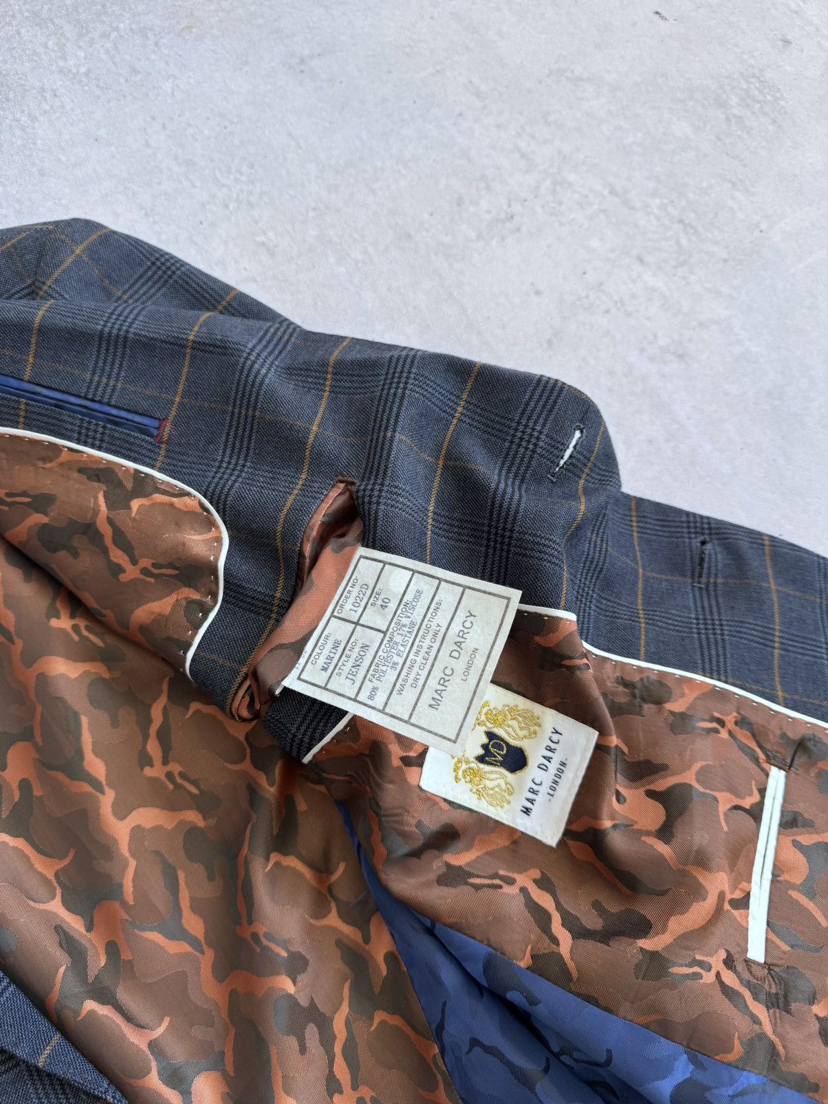 Other Marc Darcy Jenson Wool Classic Suit Set 3-Piece Size M Size 34R - 8 Thumbnail