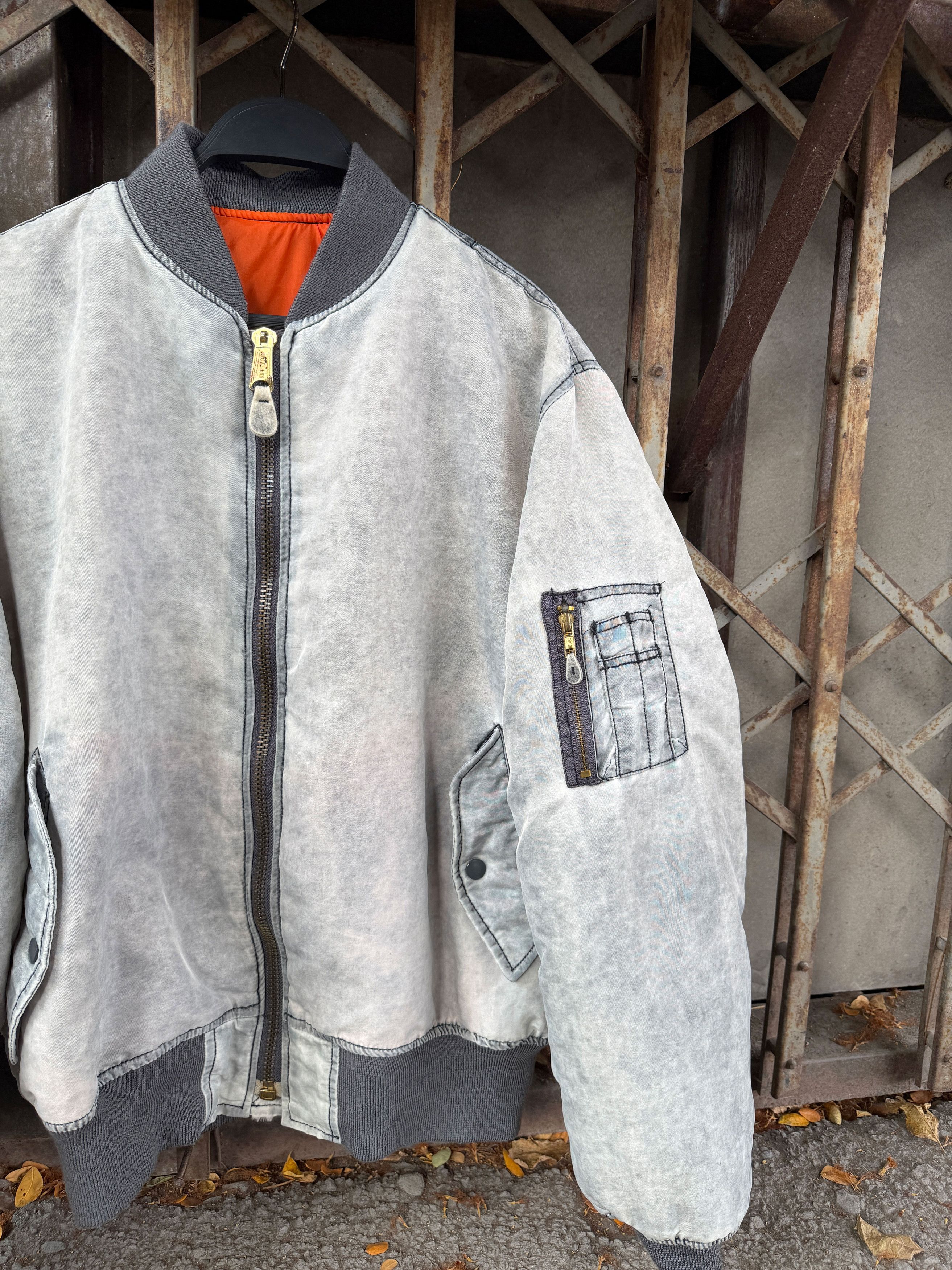 Alpha Industries Sun Faded MA-1 Bomber Jacket Size US L / EU 52-54 / 3 - 4 Thumbnail