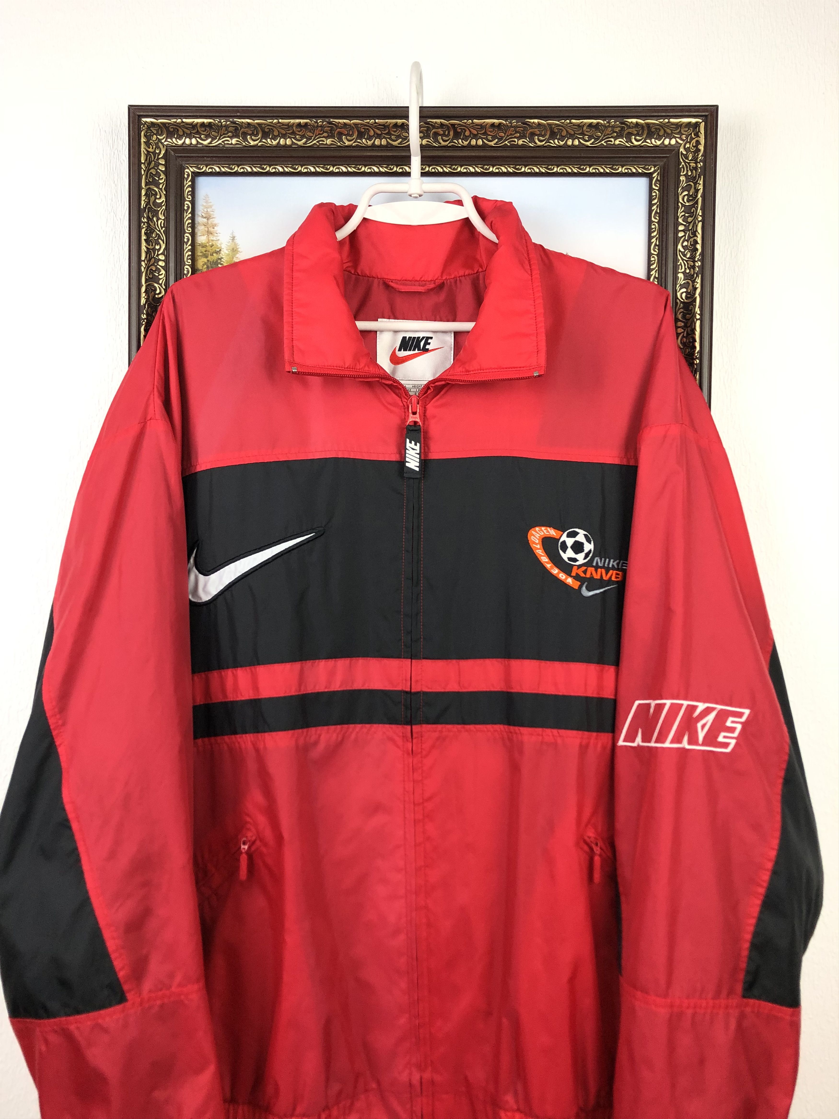 Nike Vintage Nike Netherlands Holland Jacket Soccer Windbreaker Size US L / EU 52-54 / 3 - 2 Thumbnail
