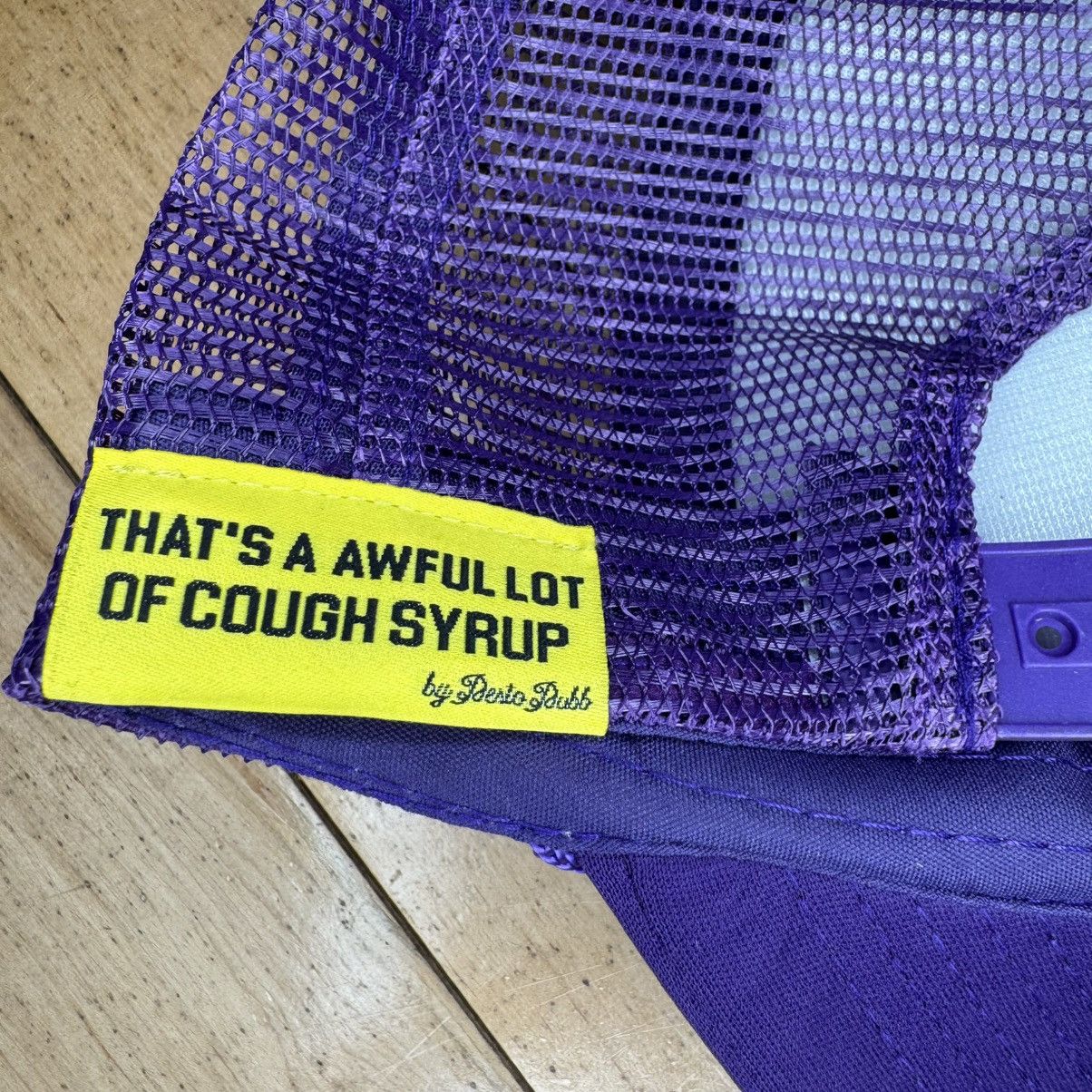 Awful Lot of Cough Syrup Awful lot of cough syrup trucker hat (Purple/Red) Size ONE SIZE - 3 Thumbnail