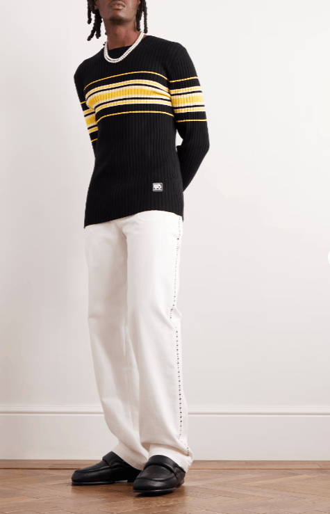 Wales Bonner BNWT AW23 WALES BONNER WOOL AND LYCRA KNIT SWEATER S Size US S / EU 44-46 / 1 - 1 Thumbnail
