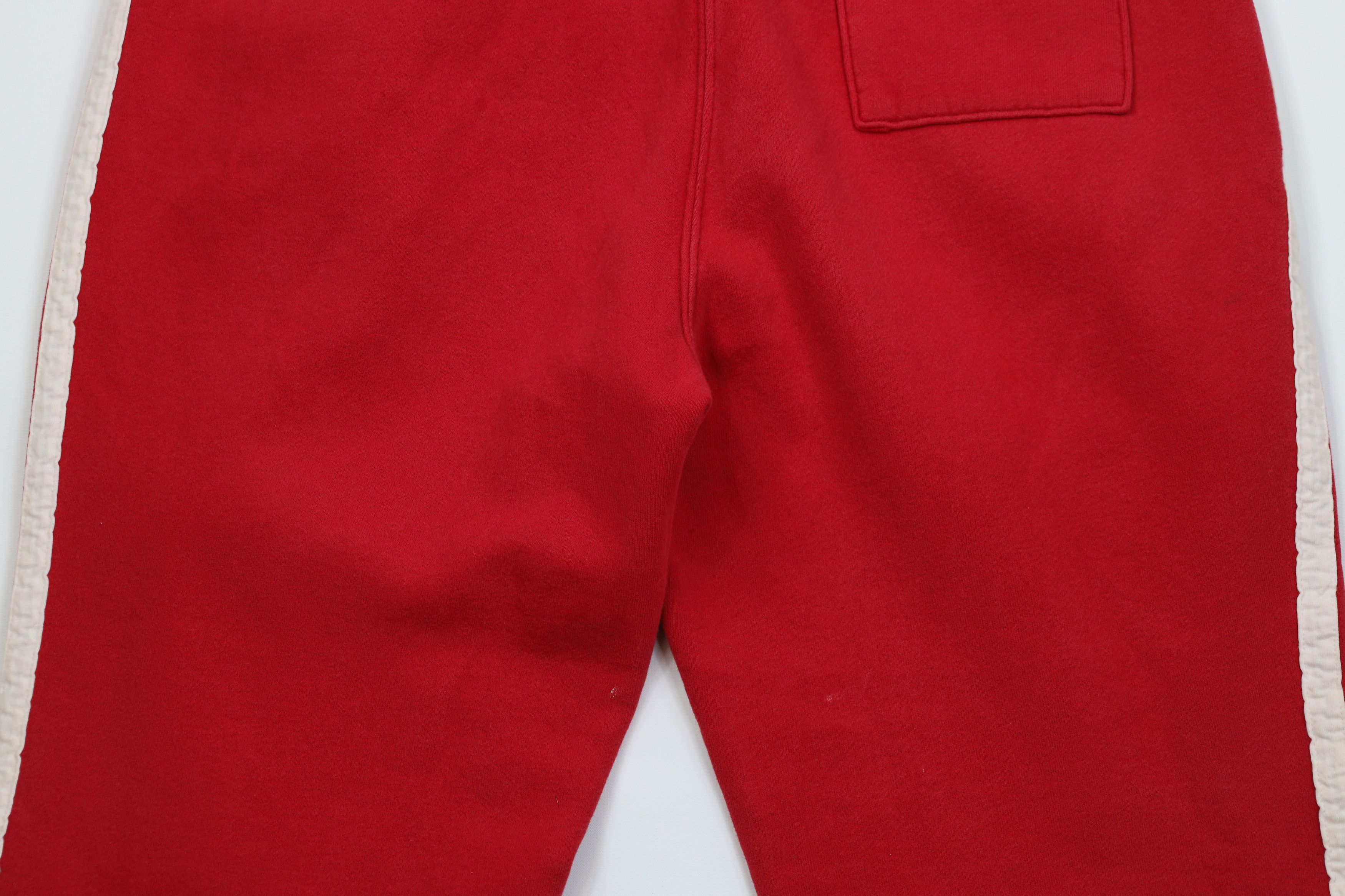Aeropostale Vintage 90s Y2K Aeropostale Wide Leg Sweatpants Pants Red Size US 36 / EU 52 - 15 Thumbnail