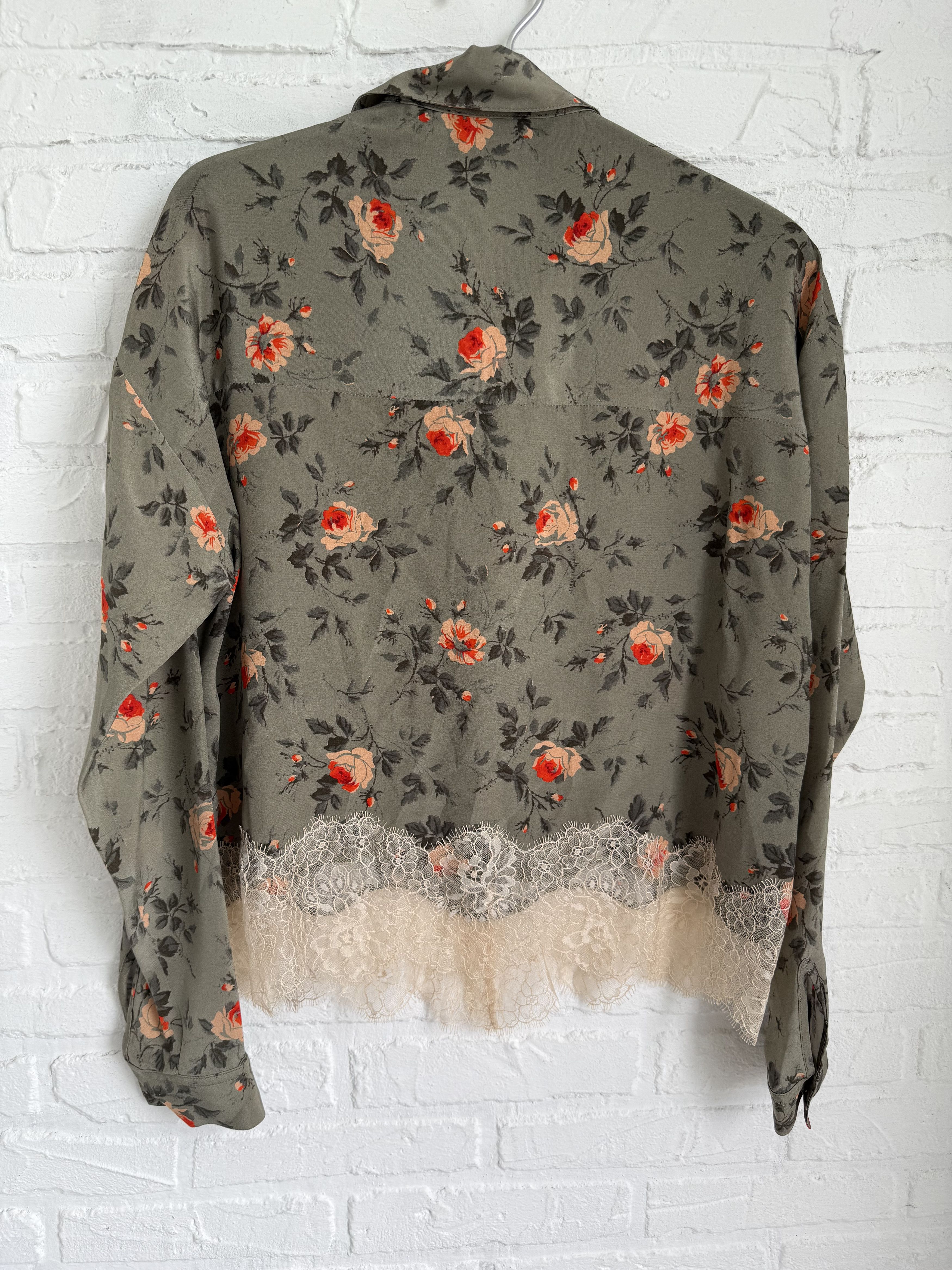 The Kooples The Kooples Silk floral blouse shirt Size XS / US 0-2 / IT 36-38 - 2 Thumbnail