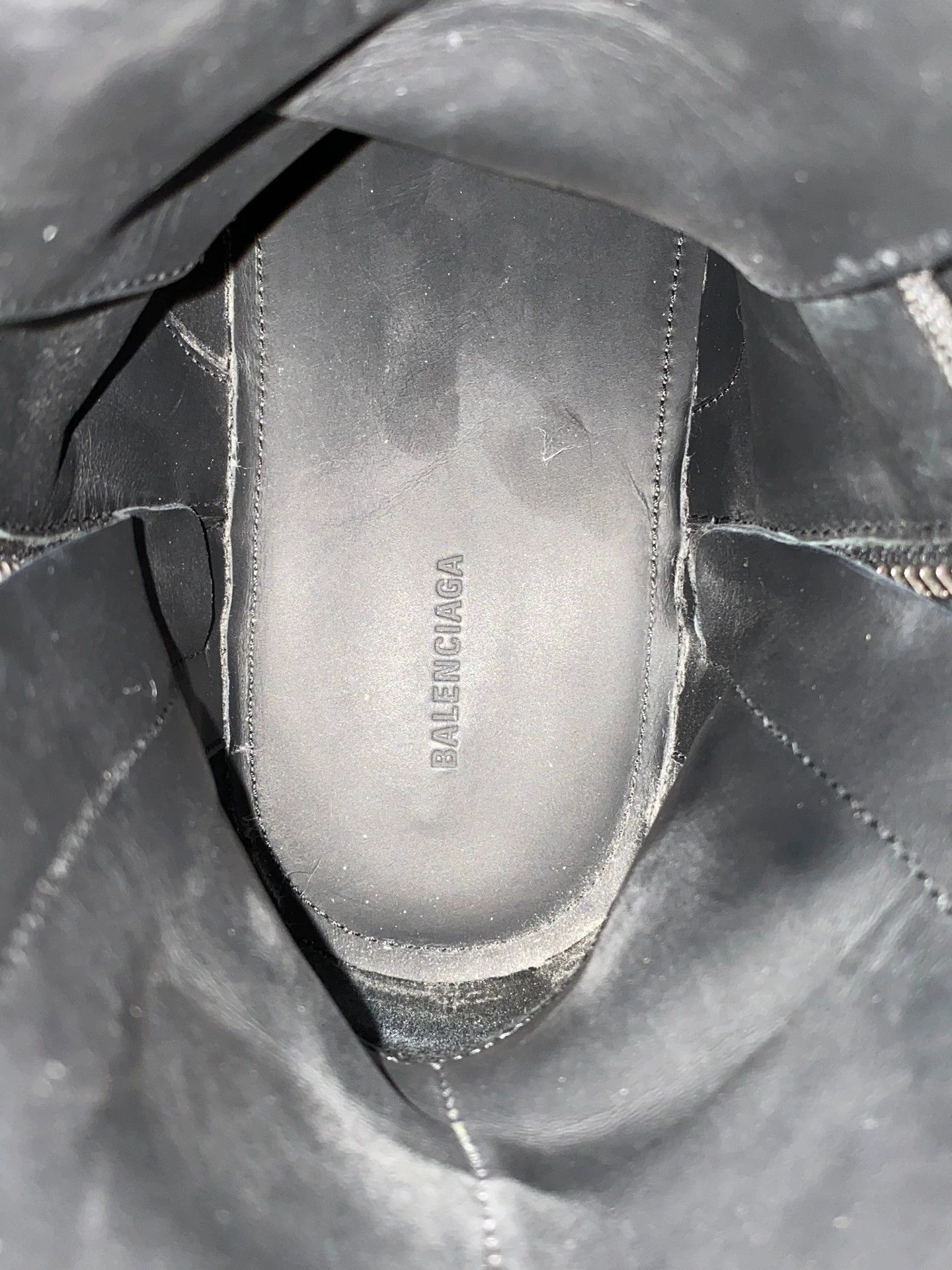 Balenciaga Balenciaga Tractor Hi-Top Lace-Up Derby Boot Round Toe Size US 8.5 / IT 38.5 - 8 Thumbnail