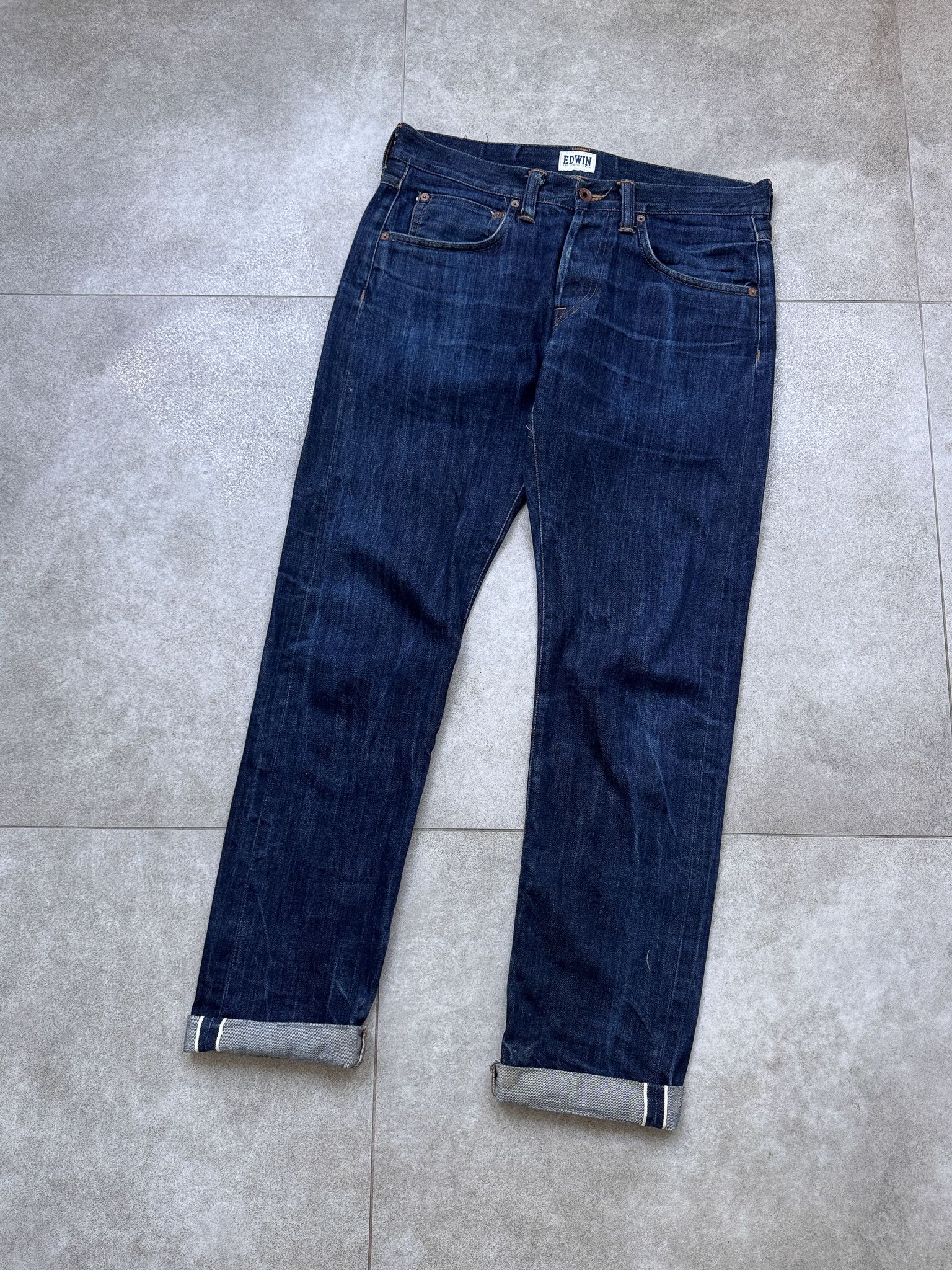 Edwin Edwin Selvedge Blue Denim Jeans Size US 32 / EU 48 - 1 Thumbnail