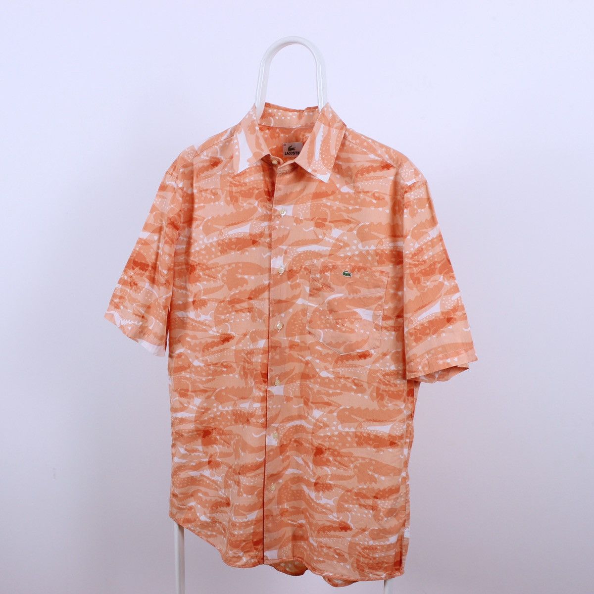 Lacoste Vintage Lacoste Short Sleeve Shirt Size US M / EU 48-50 / 2 - 2 Thumbnail