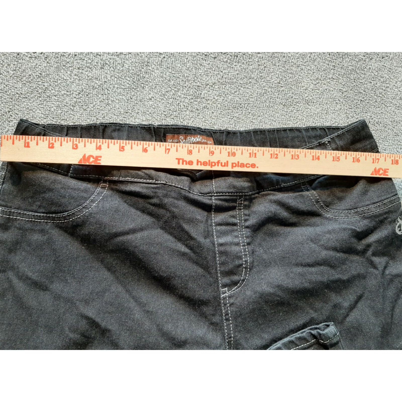 Southpole Southpole Jeans Women Tapered Stretch Black Gray Low Rise 2XL XXL Stretch Jeans Southpole Black & Gray Women 2XL Size 40" / US 18 - 4 Thumbnail