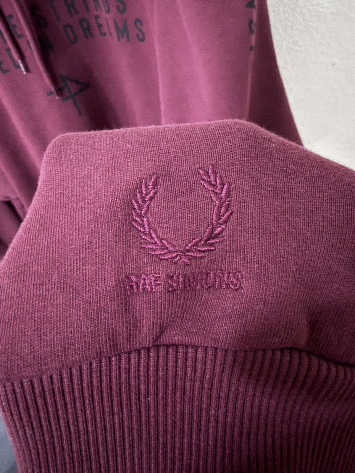 Fred Perry × Raf Simons FUTURE STRINGS Oversize Raf Simons Collab Hoodie Size US L / EU 52-54 / 3 - 2 Thumbnail