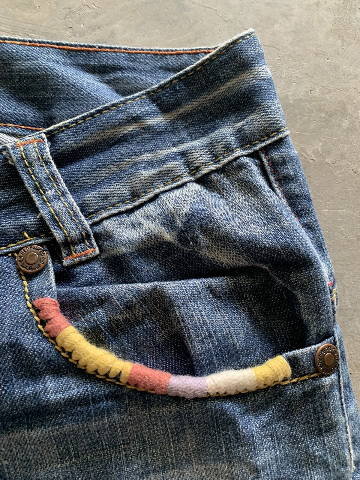 Hysteric Glamour × Japanese Brand × Vintage flare vintage y2k red pepper patchwork western style Size 30" / US 8 / IT 44 - 9 Thumbnail