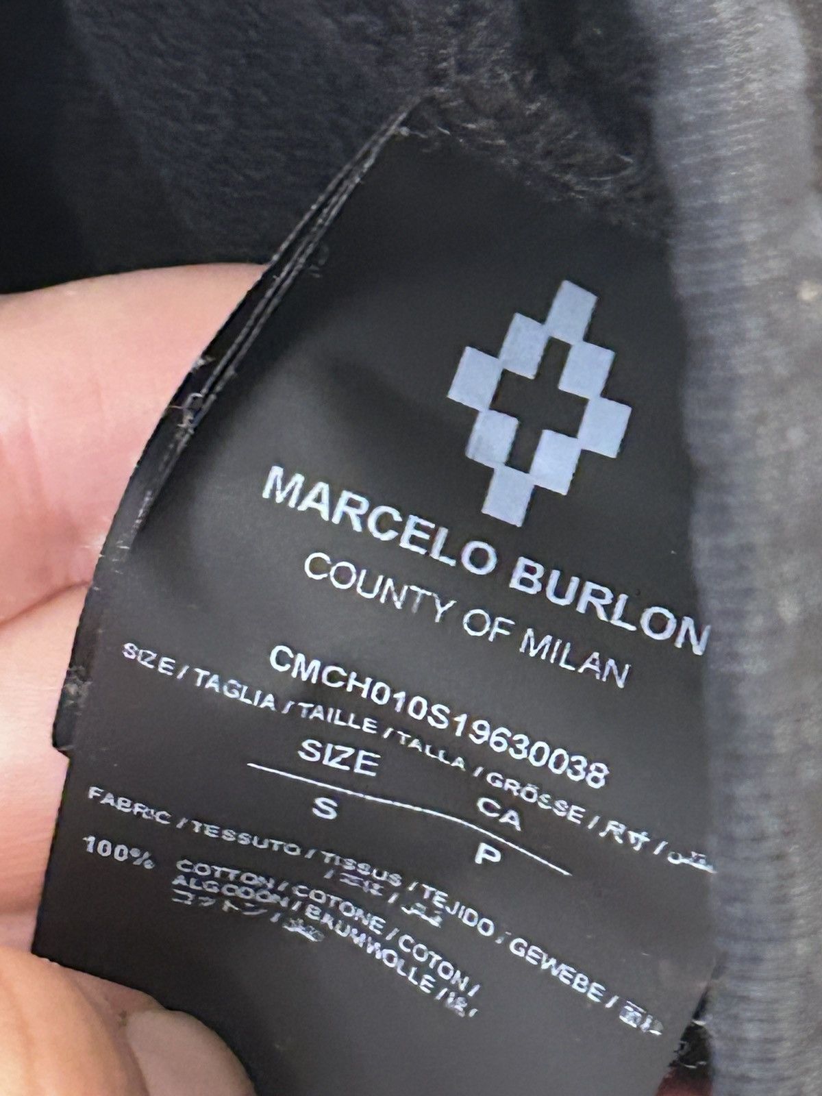 Marcelo Burlon Marcelo Burlon Mens Fleece Pants Trousers Black Small Size US 28 / EU 44 - 5 Thumbnail
