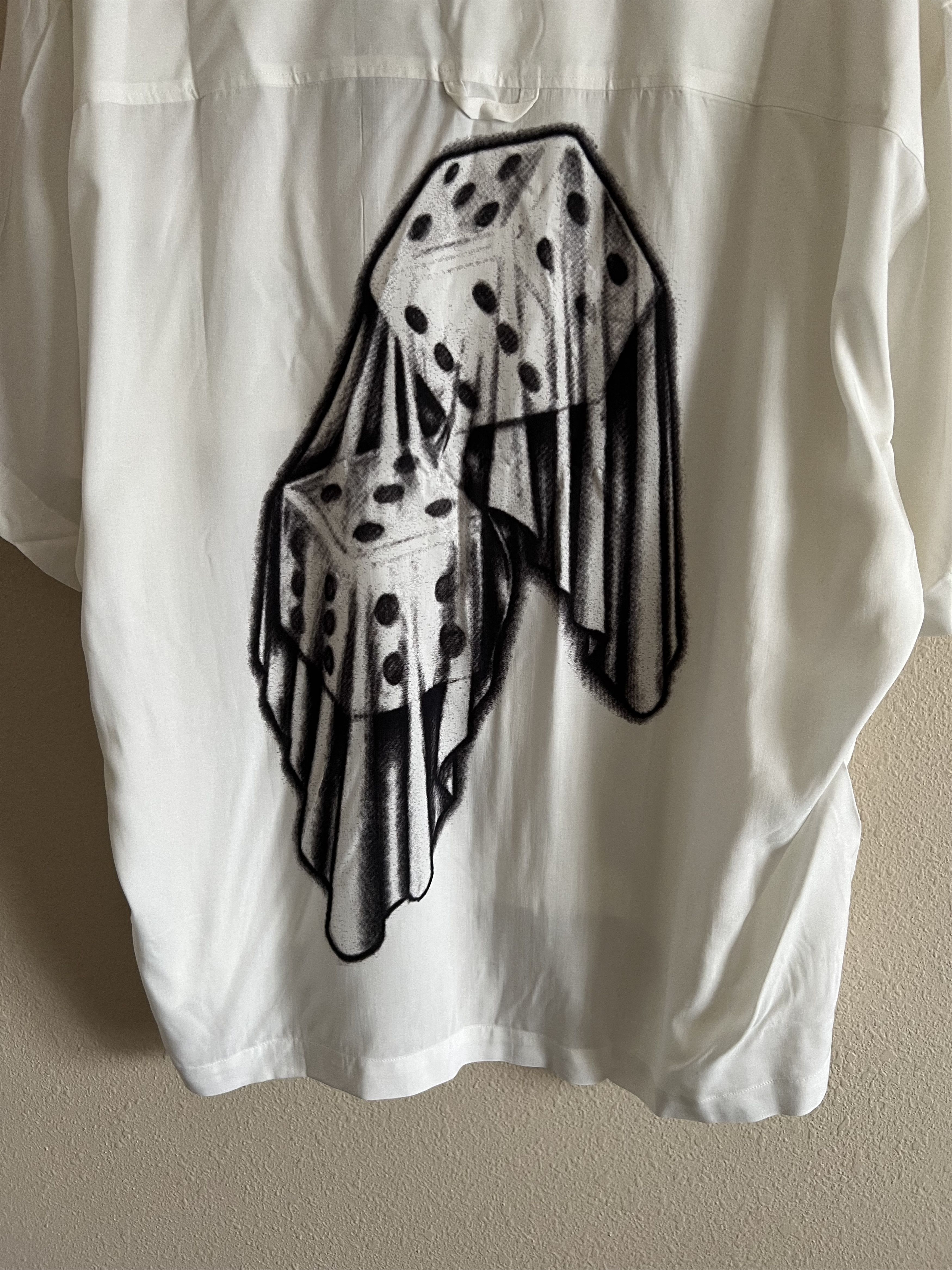 Awake NY Awake NY Rayon Dice Print Camp Shirt in White Size US XXL / EU 58 / 5 - 3 Thumbnail