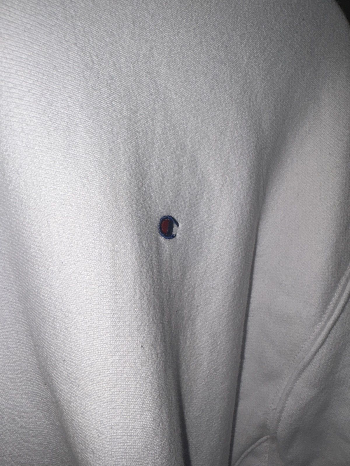 Champion Champion Reverse Weave Snap Button Hoodie - White - Size M Size US M / EU 48-50 / 2 - 2 Thumbnail