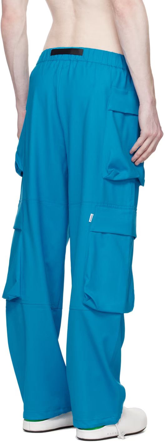 BONSAI USD470 BONSAI BLUE BELTED CARGO PANTS Size US 34 / EU 50 - 10 Thumbnail