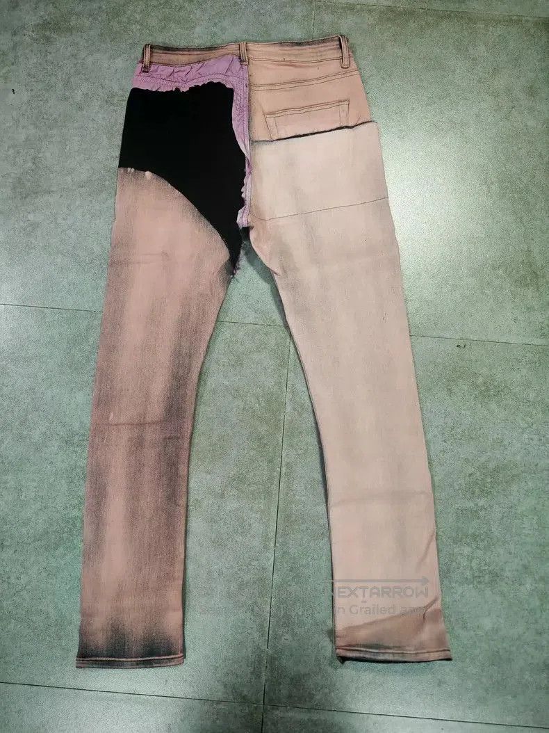 Rick Owens Rick Owens Pink Jeans with Unique Design. Size US 30 / EU 46 - 2 Thumbnail