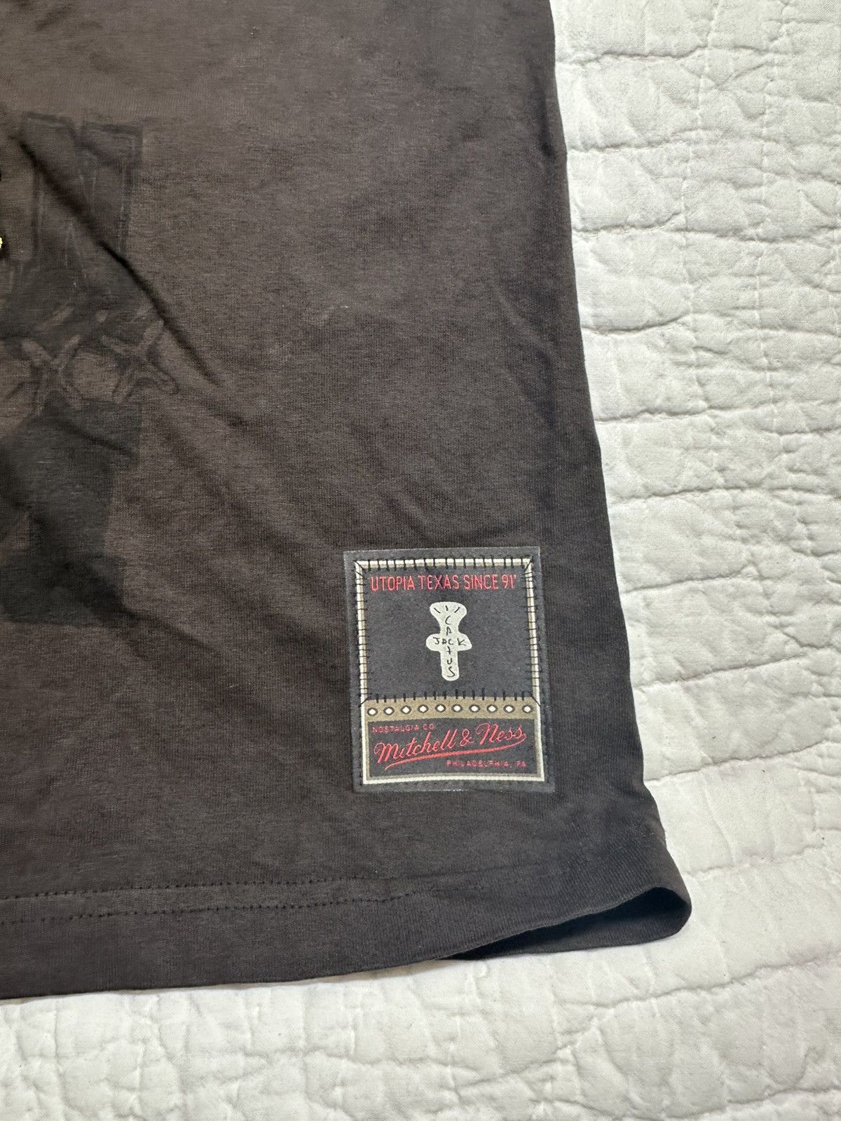 Mitchell & Ness × NCAA × Travis Scott TRAVIS SCOTT MITCHELL NESS COLLAB TEE/ MICHIGAN X-Large NEW Size US XL / EU 56 / 4 - 4 Thumbnail