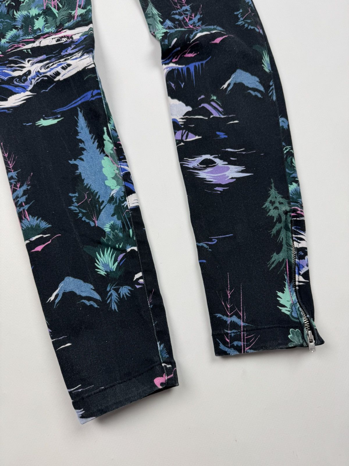Balenciaga Balenciaga Forest Graphic Skinny Pants Size 26" / US 2 / IT 38 - 18 Thumbnail