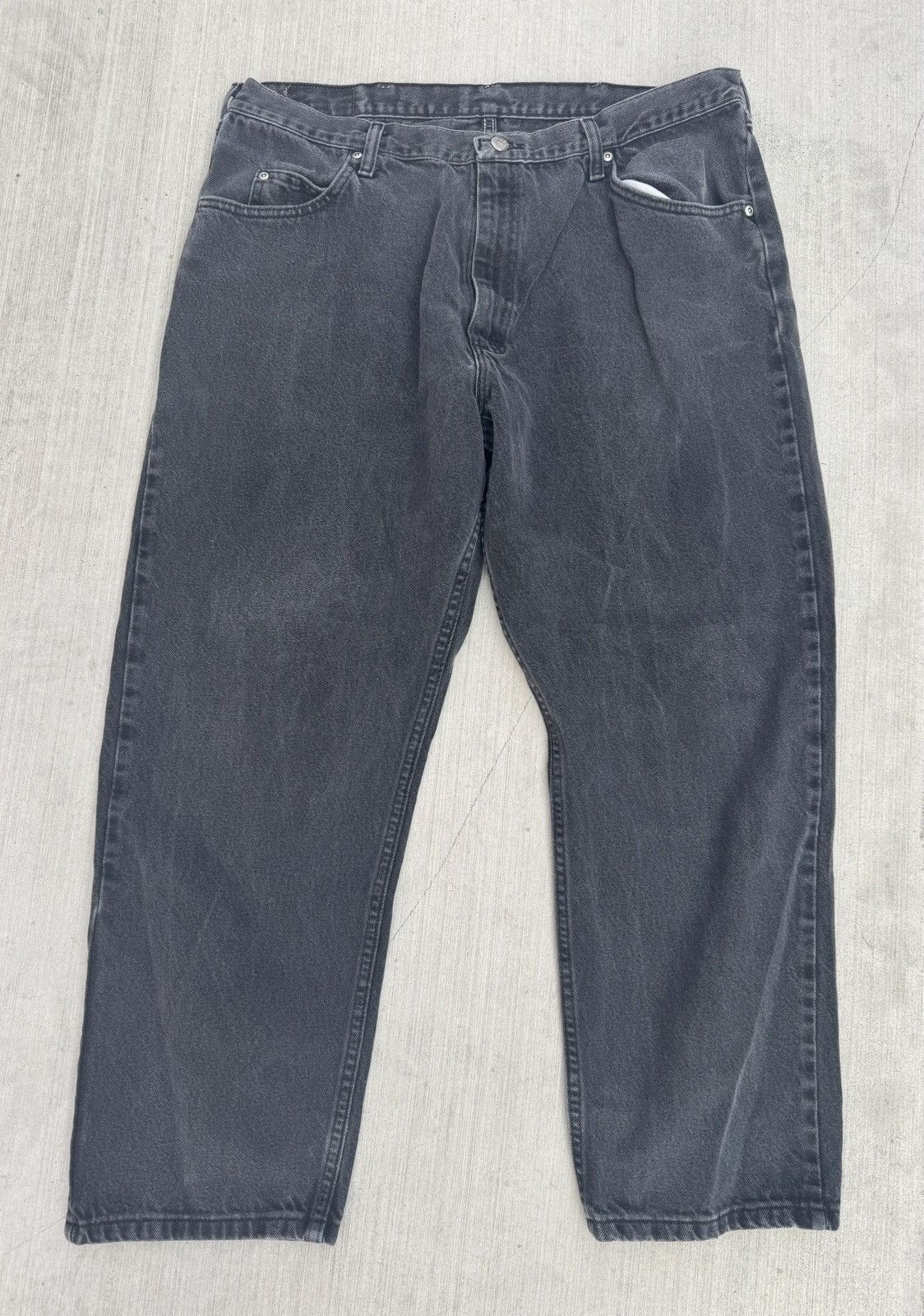 Wrangler WRANGLER EXTRA VALUE ORIGINAL RELAXED FIT BLACK JEANS DENIM Size US 40 / EU 56 - 1 Thumbnail