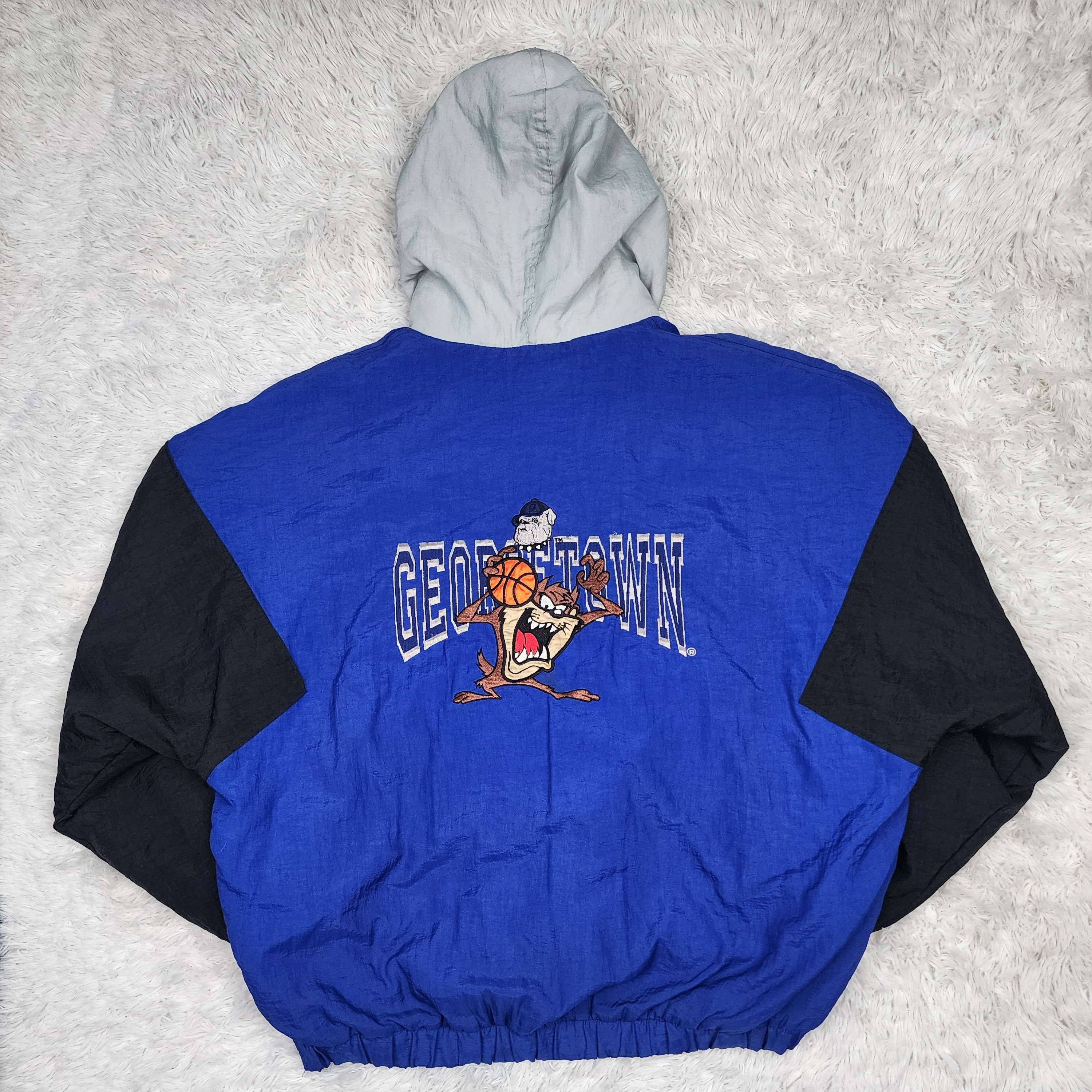 Vintage Vintage Georgetown Hoyas basketball Taz windbreaker jacket Size US XL / EU 56 / 4 - 7 Thumbnail