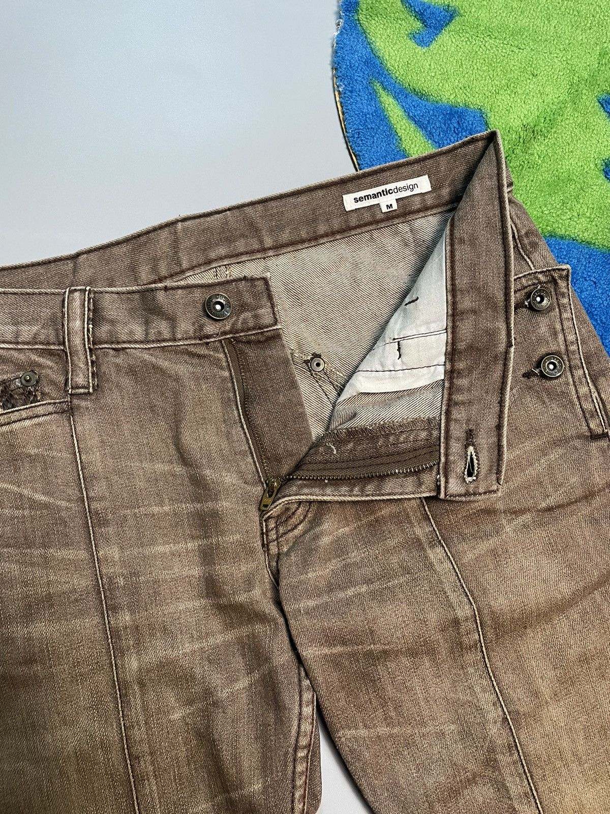 If Six Was Nine Snake Skin Semantic Design Denim Size US 32 / EU 48 - 7 Thumbnail