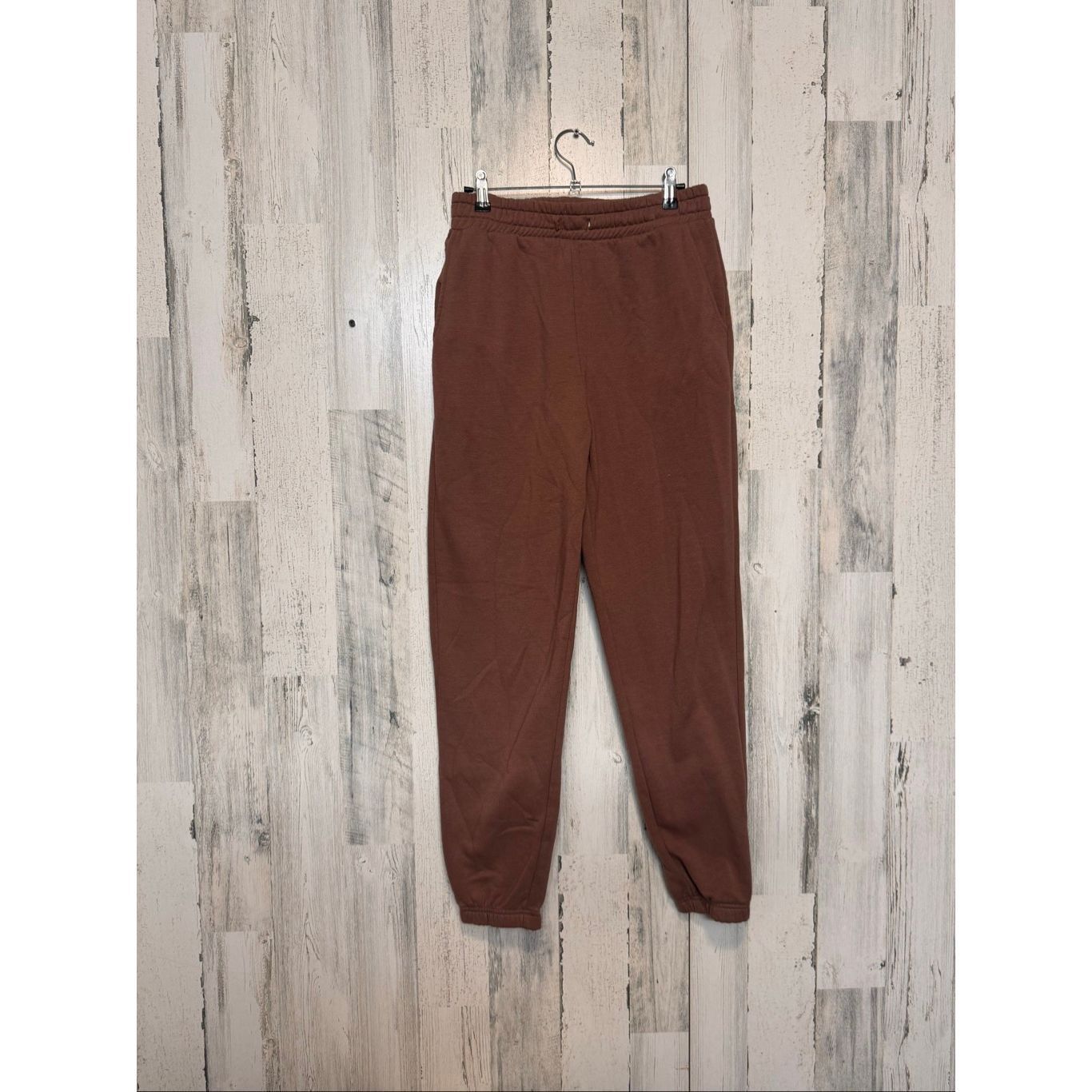 Forever 21 Forever 21 Brown Fleece-Lined Jogger Sweatpants Medium | Coz Size 28" / US 6 / IT 42 - 1 Thumbnail