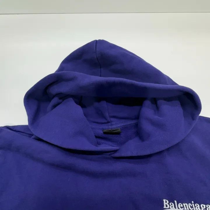Balenciaga Balenciaga Balenciaga Kids Logo Hoodie in Blue -2507 Size US M / EU 48-50 / 2 - 2 Thumbnail
