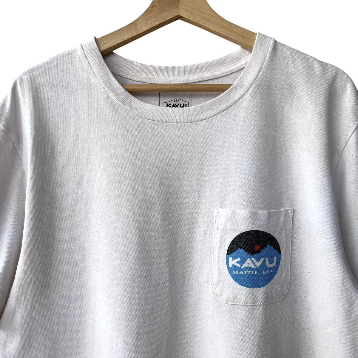 KAVU Kavu Seattle USA Big Logo Outdoor Pocket Tee Size US L / EU 52-54 / 3 - 3 Thumbnail