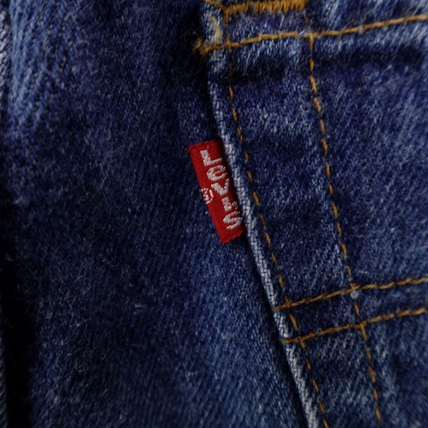 Levi's VINTAGE Levi's 301 Jeans Womens 25x30 Blue Denim Button Fly Straight Leg USA 80s Size 42" / US 20 - 7 Thumbnail