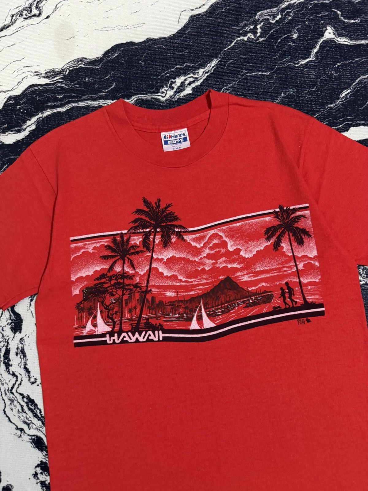 Sun Surf Vintage 80s hawaii hanes tshirt Size US S / EU 44-46 / 1 - 2 Thumbnail
