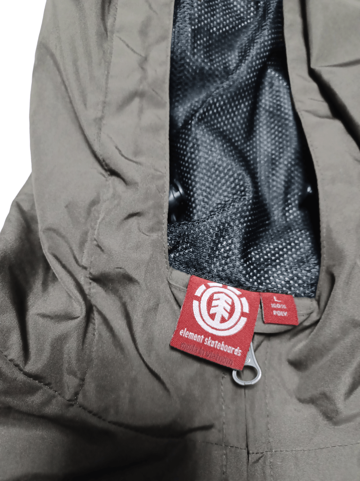 Element FANTASTIC ELEMENT BIGLOGO NYLON KHAKI LIGHT JACKET Size US L / EU 52-54 / 3 - 5 Thumbnail
