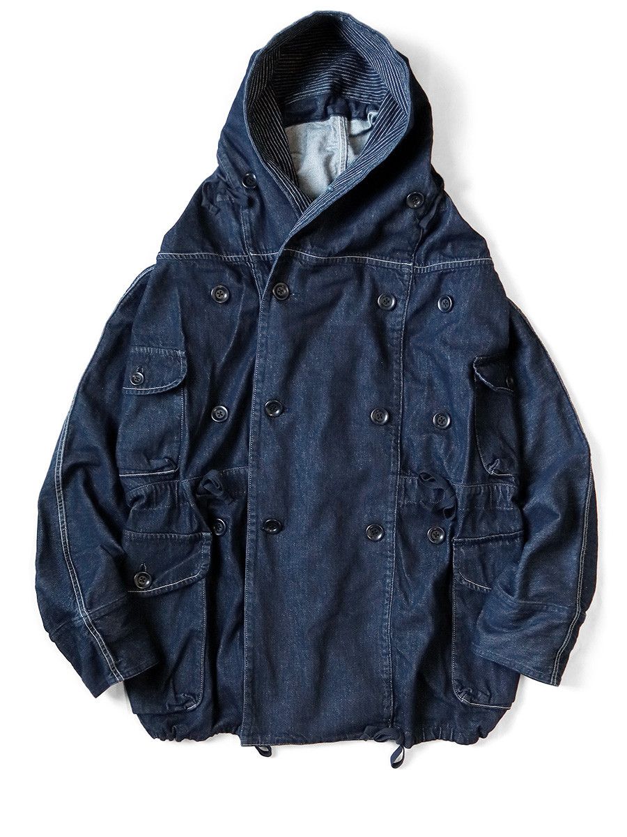 Kapital kapital 10oz denim ring coat jacket Size US M / EU 48-50 / 2 - 1 Thumbnail