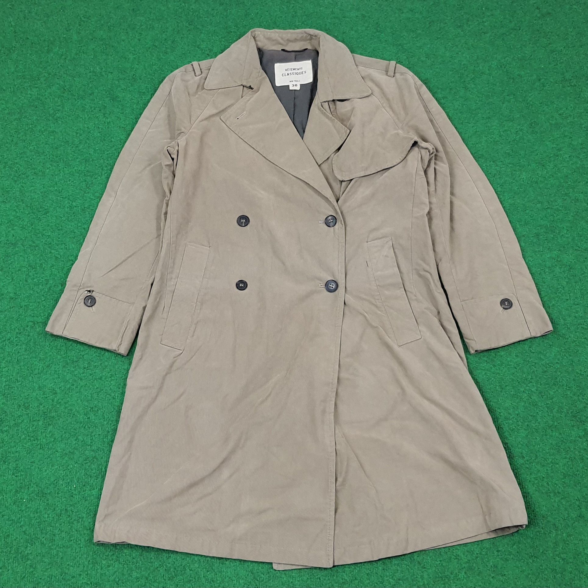 Other Vintage Vetements Classiques Italy Trench Jacket C242N24 Size US M / EU 48-50 / 2 - 1 Thumbnail