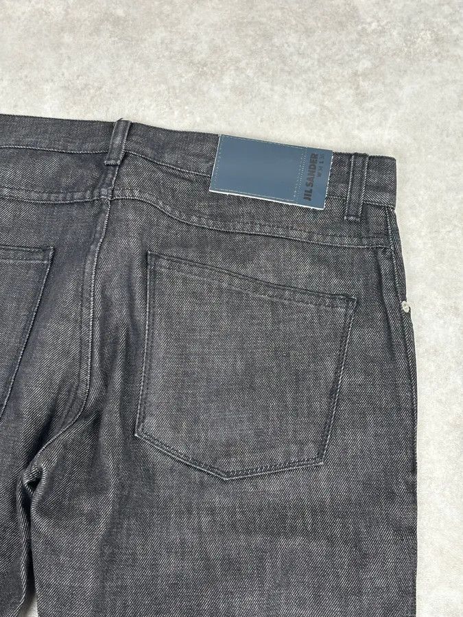 Jil Sander AW2007 Jil Sander Dark Grey Denim Straight Leg Jeans Size US 33 - 8 Thumbnail