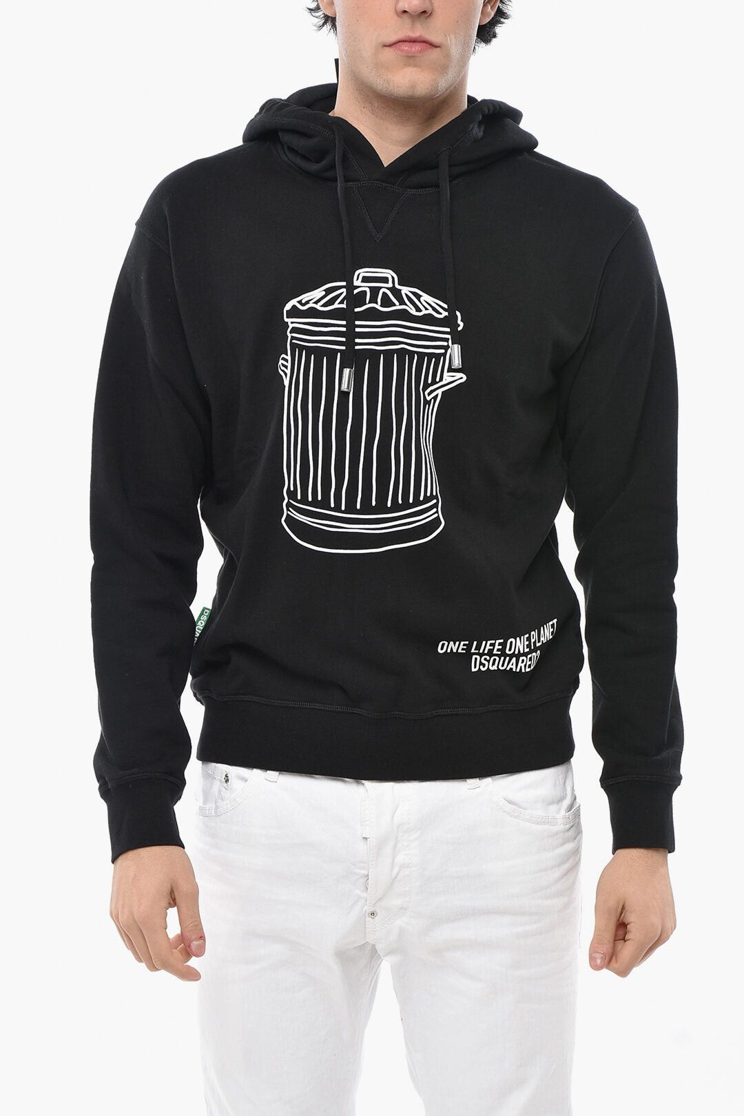 Dsquared2 Hoodie TRASH with Print Size US M / EU 48-50 / 2 - 1 Thumbnail