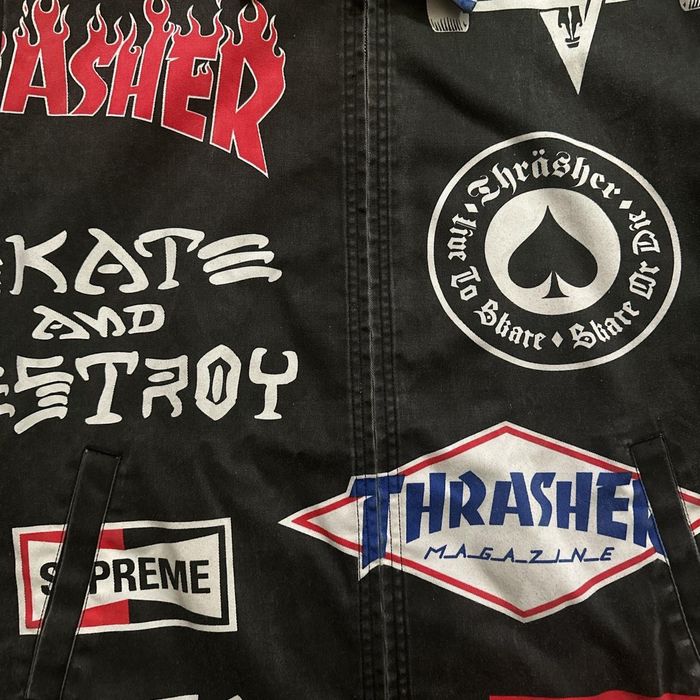 Thrasher x supreme outlet jacket