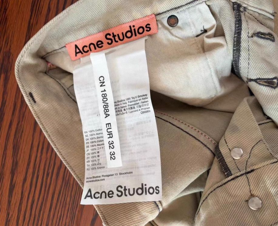 Acne Studios ACNE STUDIOS 1991 Tie-dye old wide-leg pants 2409-Nextarrow Size US 32 / EU 48 - 3 Thumbnail