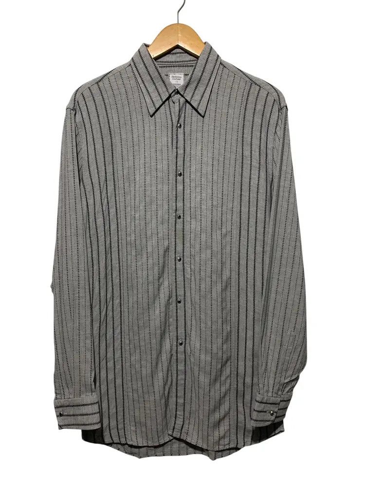 Givenchy Vintage Givenchy stitches stripe shirt Size US M / EU 48-50 / 2 - 1 Thumbnail
