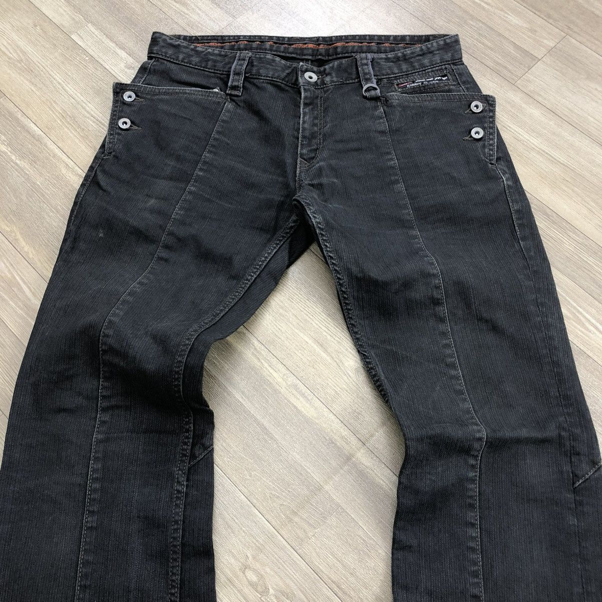 Hysteric Glamour × If Six Was Nine × Nicole Club 🇯🇵 2000s Nicole Club For Men Lgb Harajuku Style Flared Jeans Size US 31 - 4 Thumbnail