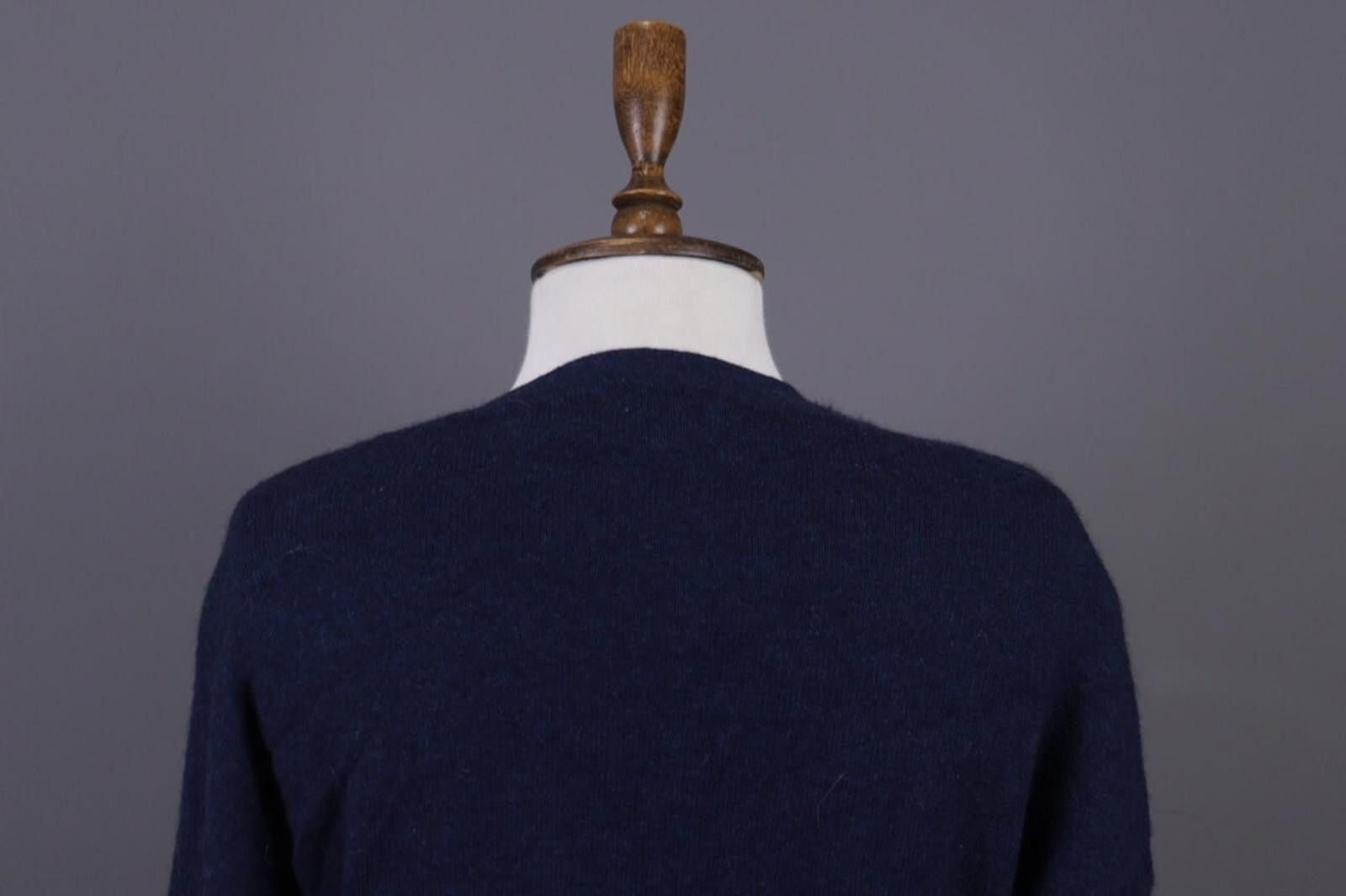 Designer Princess Goes Hollywood Blue Wool Sweater Size 40 / M Size M / US 6-8 / IT 42-44 - 11 Thumbnail