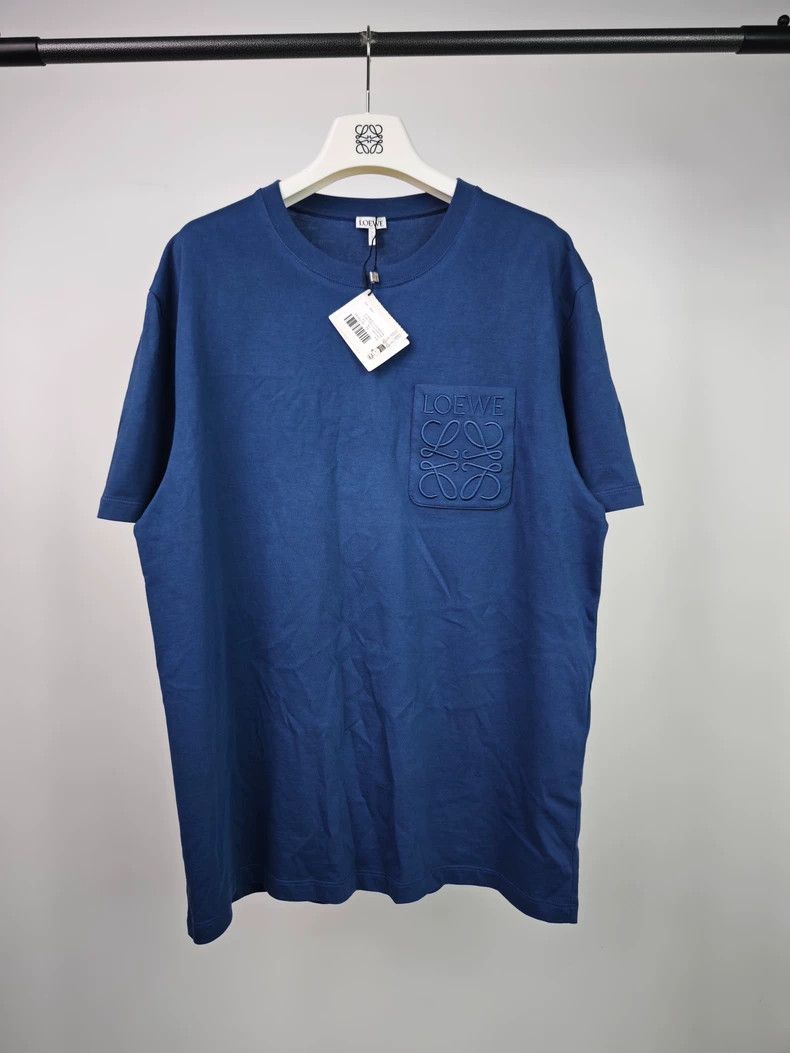 Loewe LOEWE SS25 Logo Embroidered Short Sleeve T-Shirt - dmc Size US S / EU 44-46 / 1 - 1 Thumbnail