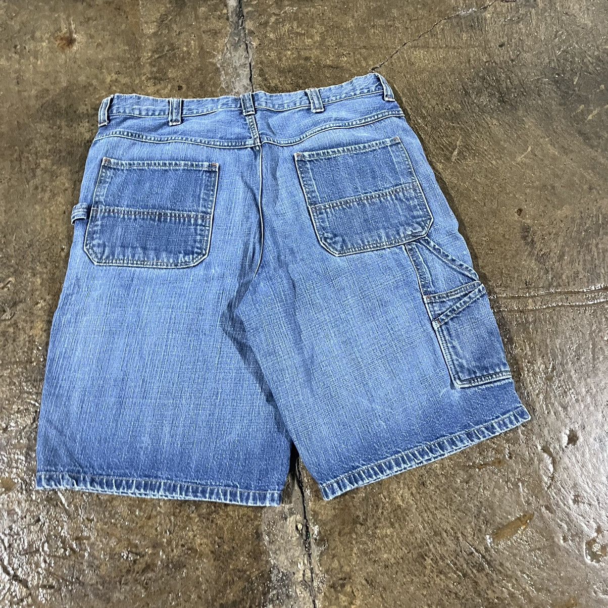 Carhartt × JNCO × Vintage Crazy Y2K Old Navy Carpenter Jorts Faded Baggy Skater Shorts Size US 36 / EU 52 - 3 Thumbnail