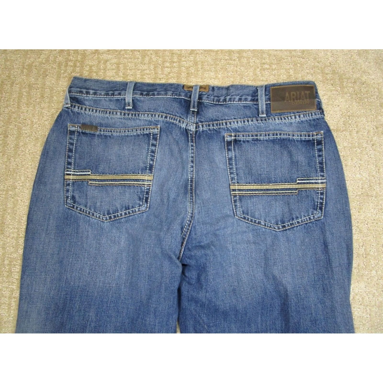 Ariat Ariat Jeans Men 40x34 Blue Bootcut Denim M4 Cargo 5-Pocket Size US 40 / EU 56 - 4 Thumbnail