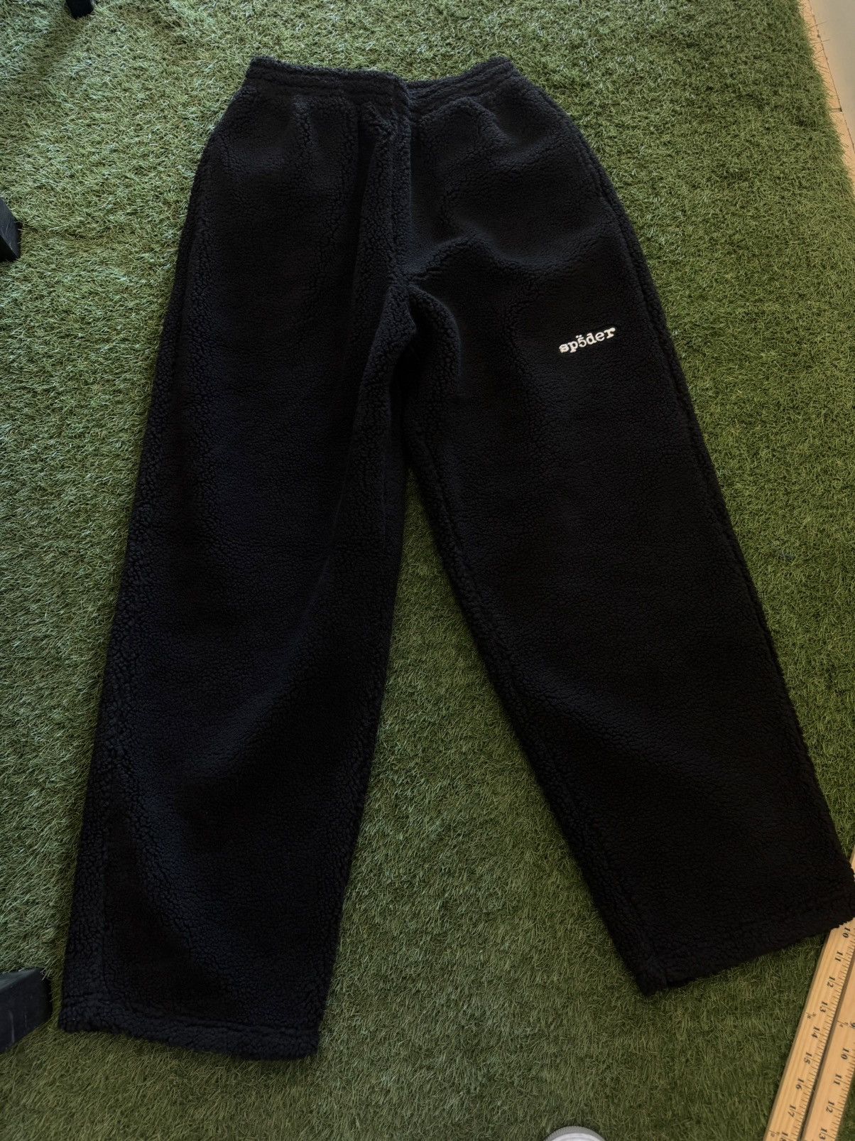 Sp5der Sp5der Worldwide Teddy Fleece Sweatpants Size M Size US 30 / EU 46 - 2 Thumbnail