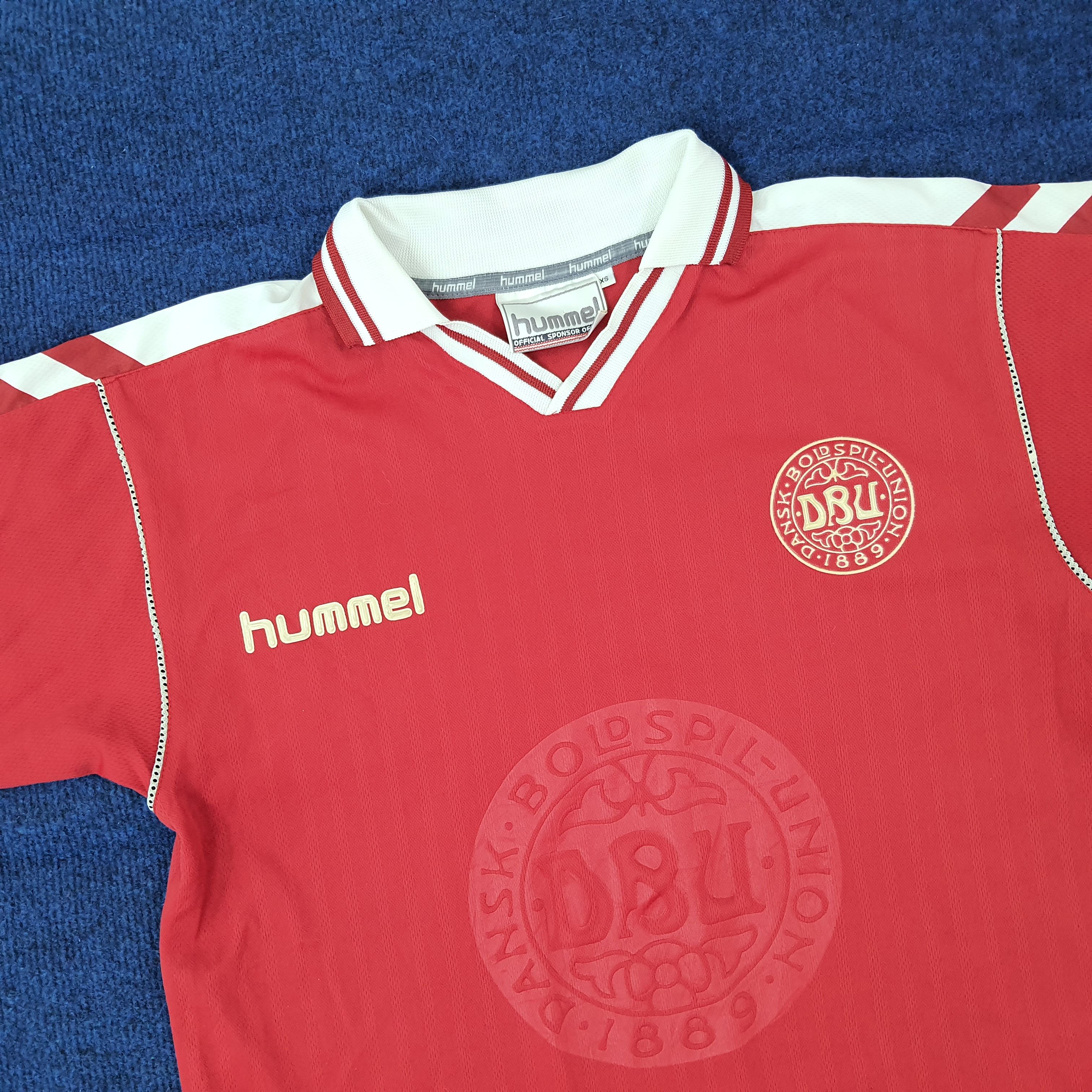 Hummel Vintage Hummel DBU Dansk Bold Pil-Union Jersey C259N9 Size US M / EU 48-50 / 2 - 2 Thumbnail