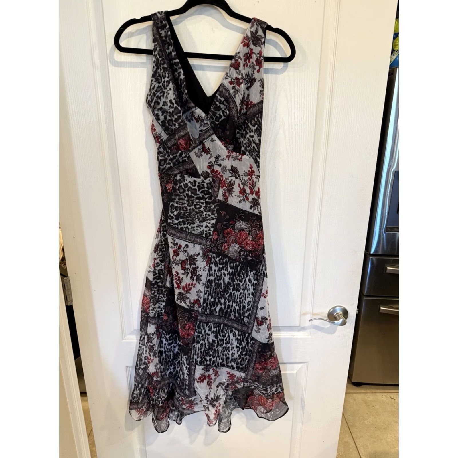Vintage VINTAGE Zoey Beth Women’s Floral Sleeveless Midi Dress Belted Green sz Large L 90s Flower Midi Dress Womens Size L / US 10 / IT 46 - 2 Thumbnail