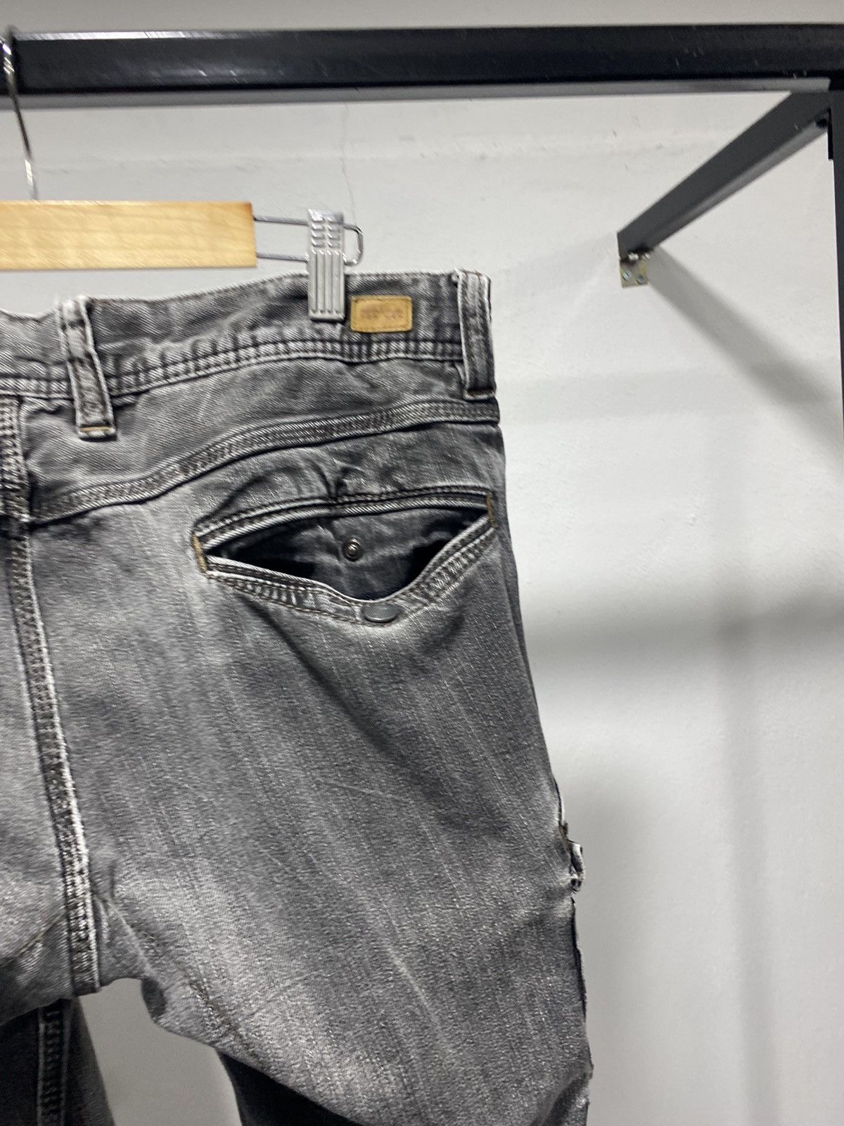 Hysteric Glamour Nicole Washed Black Cargo Denim Pants Lgb Punk Size US 34 / EU 50 - 18 Thumbnail
