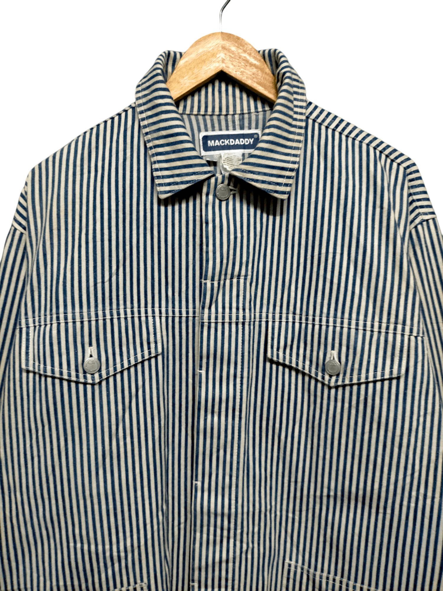 Hysteric Glamour Made in Japan Mackdaddy Hickory Stripe Chore Jacket Size US M / EU 48-50 / 2 - 4 Thumbnail
