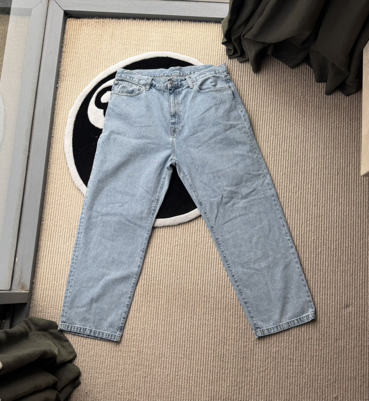 Carhartt Carhart Landon Blue Stonewashed Jeans Size US 36 / EU 52 - 1 Thumbnail