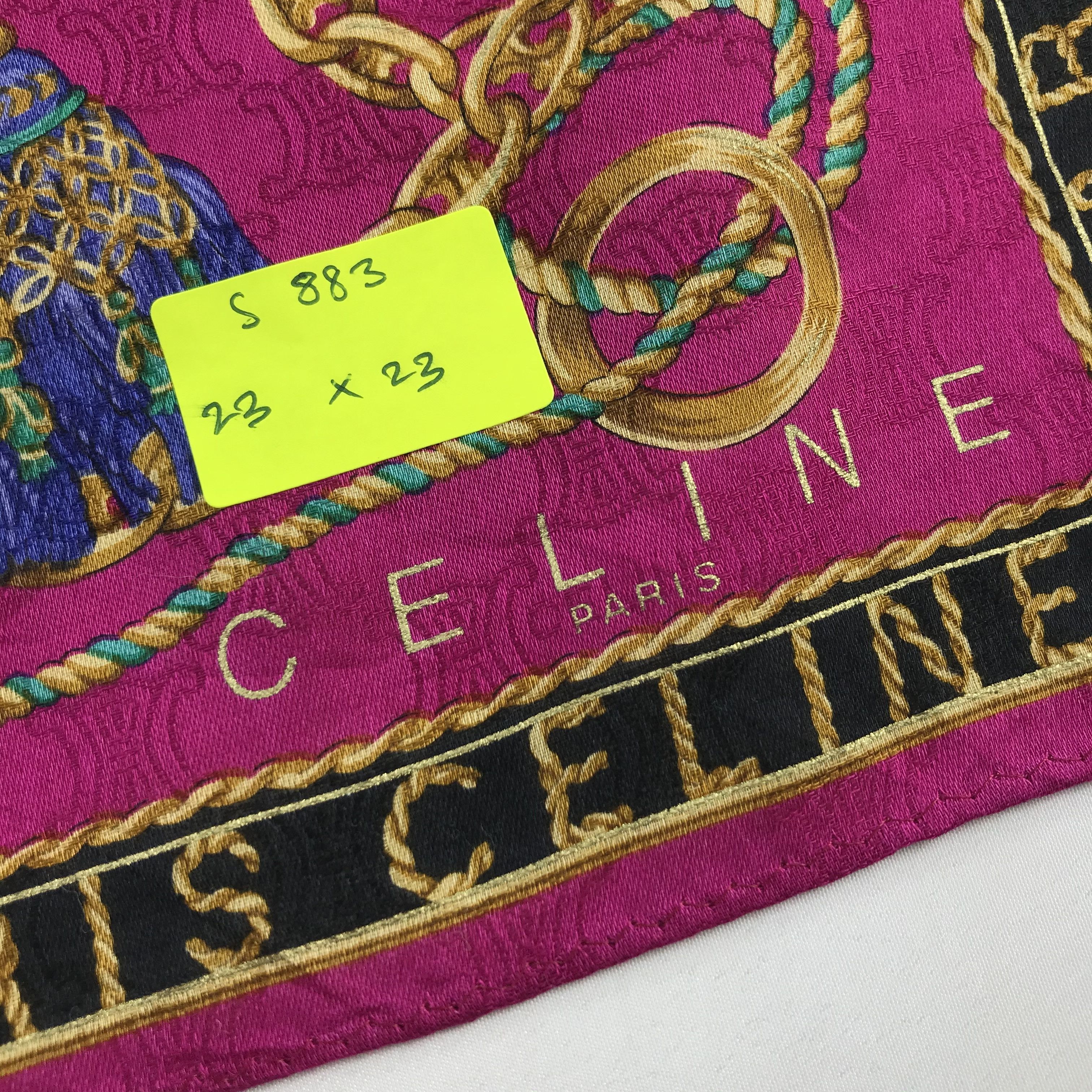 Celine × Vintage Celine Bandana / Handkerchief / Neckerchief - S883 Size ONE SIZE - 5 Thumbnail
