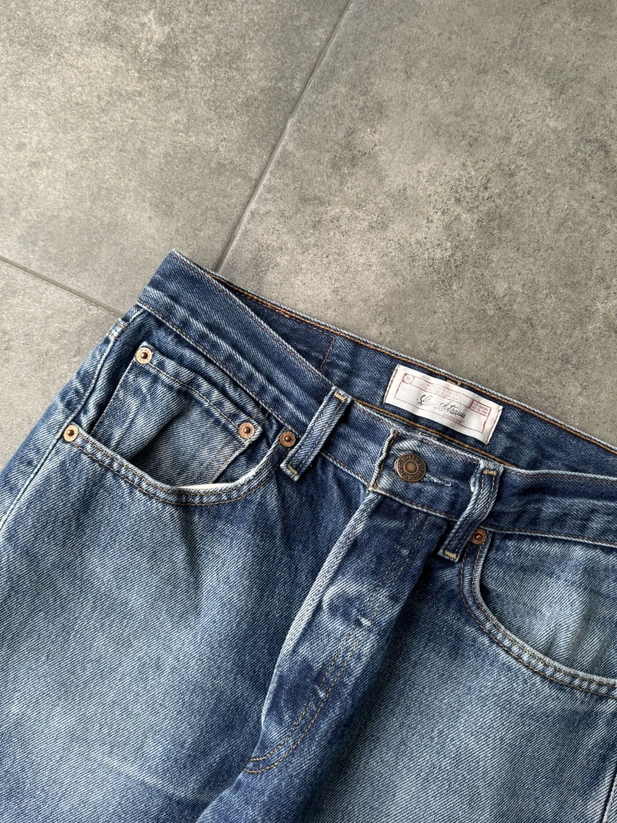 Levi's Vintage Levi's Signature Flared Jeans Washed Y2K Avantgarde Size US 30 / EU 46 - 4 Thumbnail
