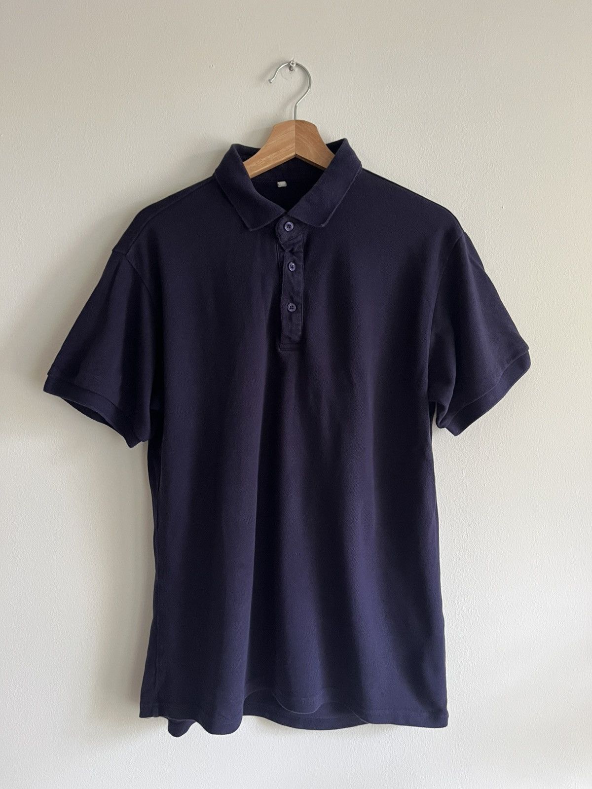 Vintage Vintage Minimalist Navy Polo A.P.C. Acne Ralph Benetton Size US M / EU 48-50 / 2 - 3 Thumbnail